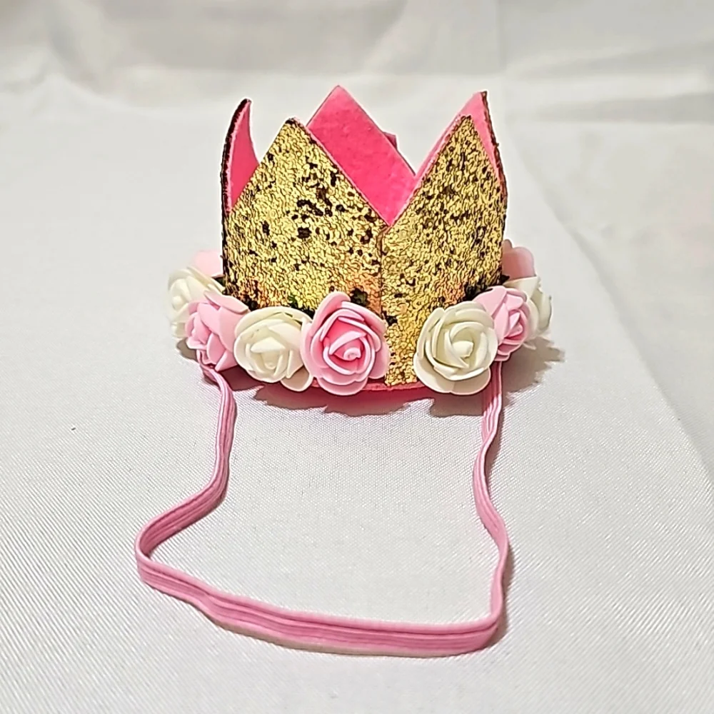 Half 1/2 Birthday Hat Crown - Picture 3 of 3